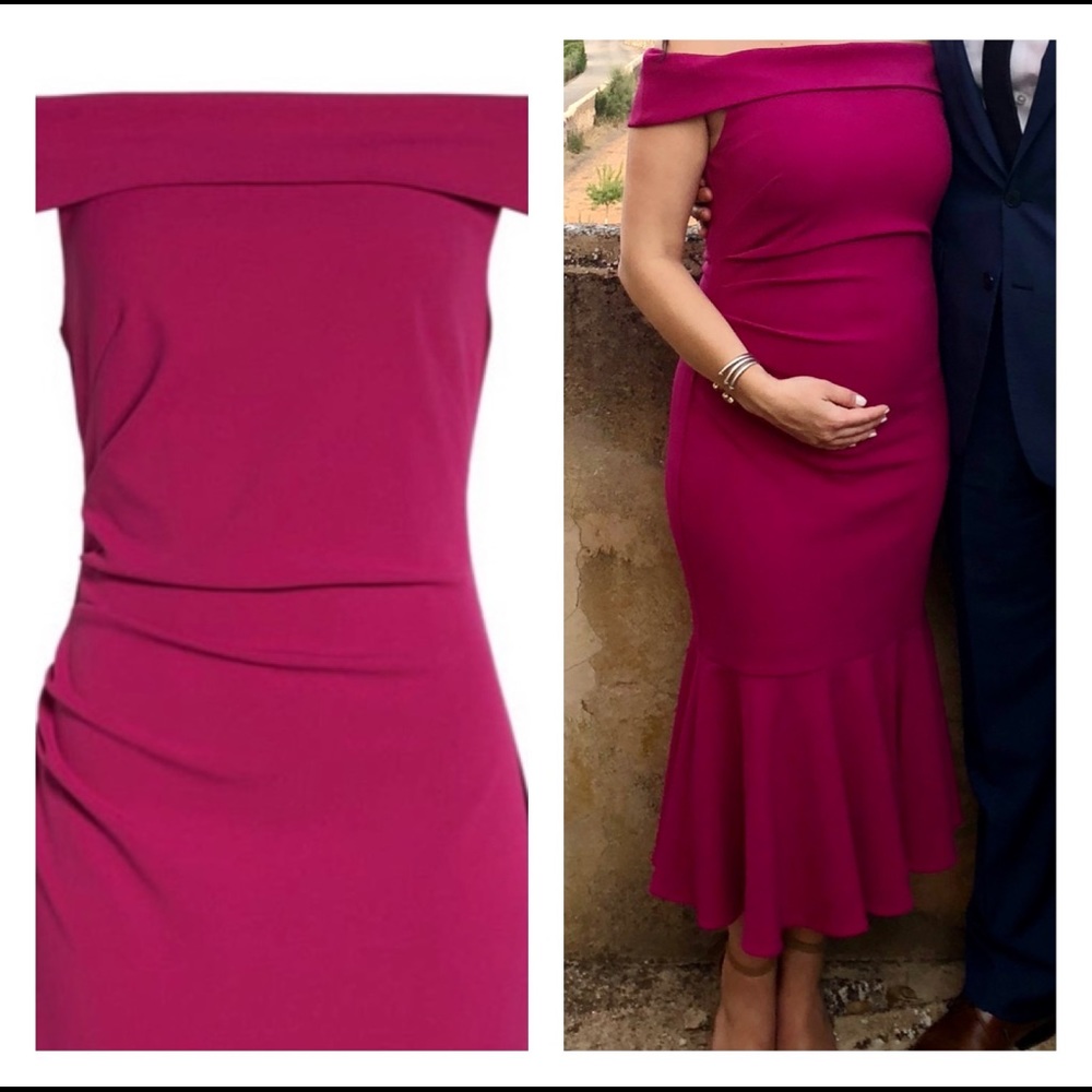 Vince Camuto Off The Shoulder Cocktail Dress | Size 6